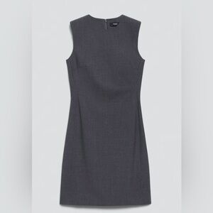 Theory Charcoal Mini Dress